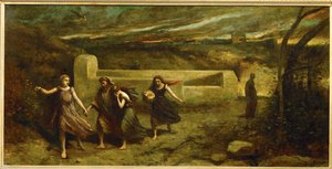 Die Zerstörung von Sodom von Jean Baptiste Camille Corot