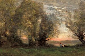 Der Fischer, Abendstimmung, ca. 1860-1870