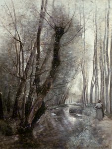 Der Bach von Jean Baptiste Camille Corot
