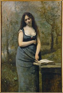 Velleda von Jean Baptiste Camille Corot