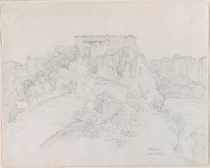 Ansicht von Narni von Jean Baptiste Camille Corot