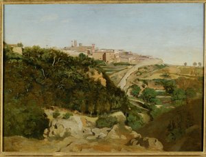 Volterra, Italien von Jean Baptiste Camille Corot