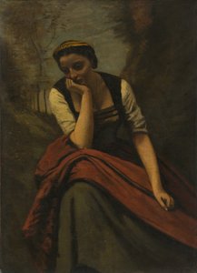 Meditierende Frau, ca. 1870