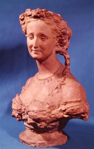 Büste von Eugenie-Marie de Montijo de Guzman (1826-1920), Gräfin von Teba von Jean Baptiste Carpeaux