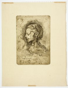 Weiblicher Kopf von Jean Baptiste Carpeaux