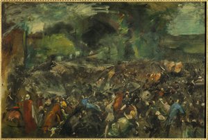 Der Angriff von Antonin Berezowski auf Zar Alexander II. am 6. Juni 1867 von Jean Baptiste Carpeaux