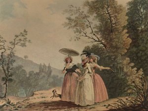 La Graces Parisiennes Au Bois De Vincennes, 1790, 1913