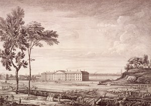 Ansicht des Londoner Krankenhauses in der Whitechapel Road, 1753