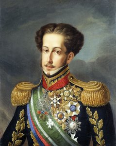 Dom Pedro I., Kaiser von Brasilien, um 1816 von Jean Baptiste Debret