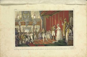 Die Hochzeit von Amélie von Leuchtenberg und Kaiser Pedro I. von Brasilien, 1829