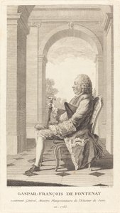 Gaspar-François de Fontenay von Jean Baptiste Delafosse, after Louis de Carrogis, called Carmontelle