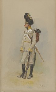 Ein stehender Grenadier der Stadtwache, 1891 von Jean Baptiste Edouard Detaille