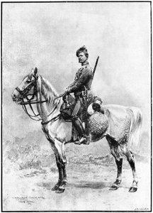 Ein Jäger der Garde, Russland, 1892