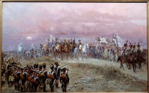 Abend der Schlacht von Jena am 14.10.1806 von Jean Baptiste Edouard Detaille