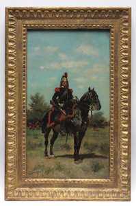 Berittener Dragoner-Offizier