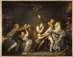 Der väterliche Fluch von Jean Baptiste Greuze