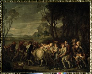 Der erste Pflug von Jean Baptiste Greuze
