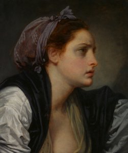 Studienkopf einer Frau, ca. 1780