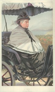 Königin Victoria, A Cimiez, morgendlicher Spaziergang, 17. Juni 1897, Vanity Fair Karikatur