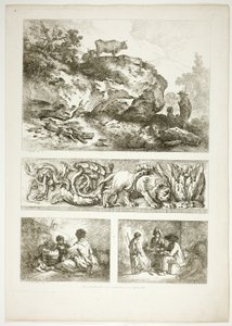 Tafel Neun von 38 aus Oeuvres de J. B. Huet