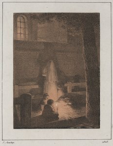 Kinder mit Kerze, 1818