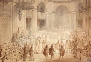 Die Krönung Napoleons I. in Notre Dame