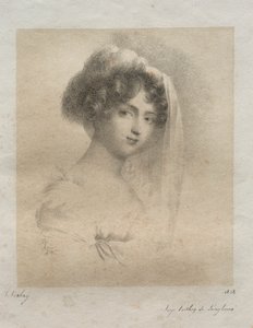 Mme. Horace Vernet von Jean Baptiste Isabey