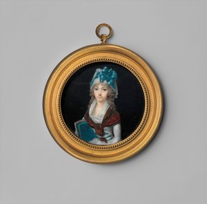 Porträt einer Frau, ca. 1795 (Elfenbein)