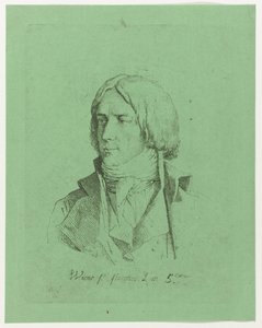 Porträt eines unbekannten jungen Mannes von Jean Baptiste Joseph Wicar