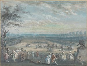 Eine Parade auf dem Marsfeld