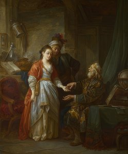 Der Nekromant. Um 1775 von Jean Baptiste Le Prince