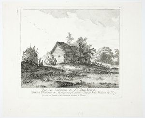 Blick in der Nähe von St. Petersburg von Jean Baptiste Le Prince