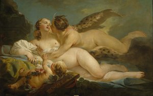 Diana und Callisto, 1745-1747 von Jean Baptiste Marie Pierre