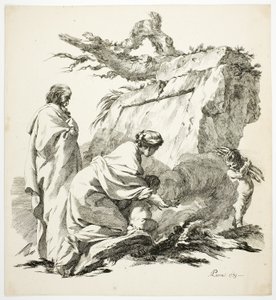 Die Flucht nach Ägypten von Jean Baptiste Marie Pierre
