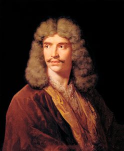 Porträt von Jean-Baptiste Pocquelin, genannt Molière von Jean Baptiste Mauzaisse
