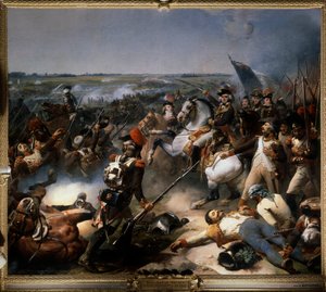 Die Schlacht von Fleurus am 26. Juni von Jean Baptiste Mauzaisse