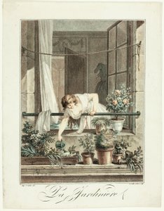 Die Gärtnerin von Jean Baptiste Moret