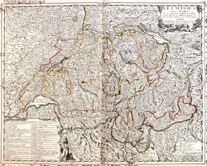Karte der Schweiz