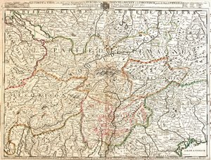 Karte der Provinz Tirol (Deutschland)