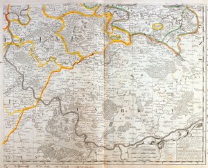 Karte des Ostens von Ile de France