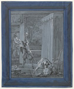 Der Ehemann, die Frau und der Dieb von Jean Baptiste Oudry