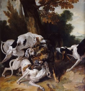 Die Wolfsjagd, 1725