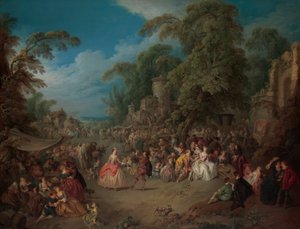 Der Jahrmarkt in Bezons, ca. 1733