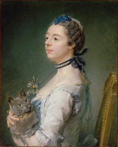 Magdaleine Pinceloup de la Grange, geborene de Parseval, 1747 von Jean Baptiste Perronneau