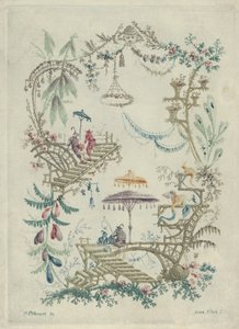 Chinoiserie aus Nouvelle Suite de Cahiers Arabesques Chinois, 1790-99
