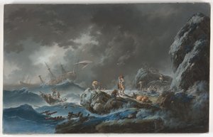 Das Schiffswrack von Jean Baptiste Pillement