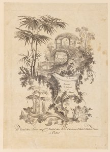 Titelseite, "Recueil De Differents Panneaux Chinois" von Jean Baptiste Pillement