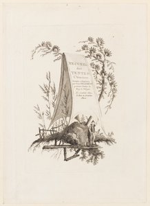 Titelseite, aus "Recueil des Tentes Chinoises"