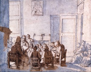 Zeichnung von Jean Baptiste Chardin (1699-1779), Musée Glauco Lombardi, Parma