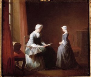 Gute Erziehung von Jean Baptiste Simeon Chardin